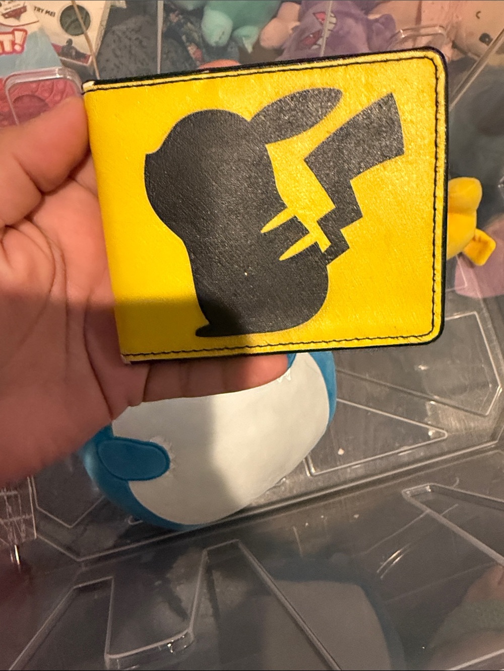 Pokemon Yellow and Black Pikachu Kids Wallet